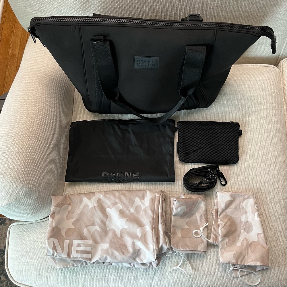 Dagne Dover Landon Carryall (Medium, Onyx)